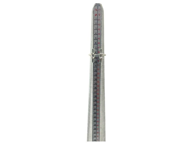 Hermès Hermes Vintage H Motif Band Ring Silber - Ansicht 7