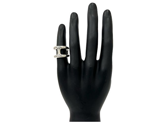 Hermès Hermes Osmo's GM Ring aus 925 Sterling Silber - Ansicht 2
