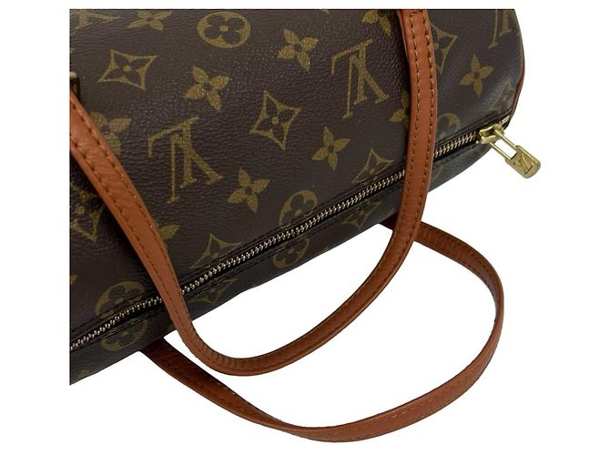 Louis Vuitton Vintage Papillon 26 Handtasche Braun - Ansicht 4