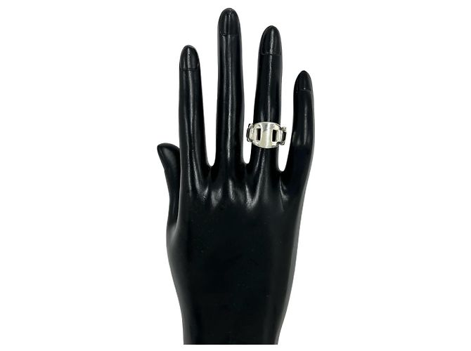 Ring Hermès Anel Faixa HERMES Cassiopeia Prata - vista 2