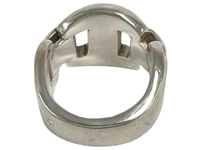 Ring Hermès Anel Faixa HERMES Cassiopeia Prata - vista 6