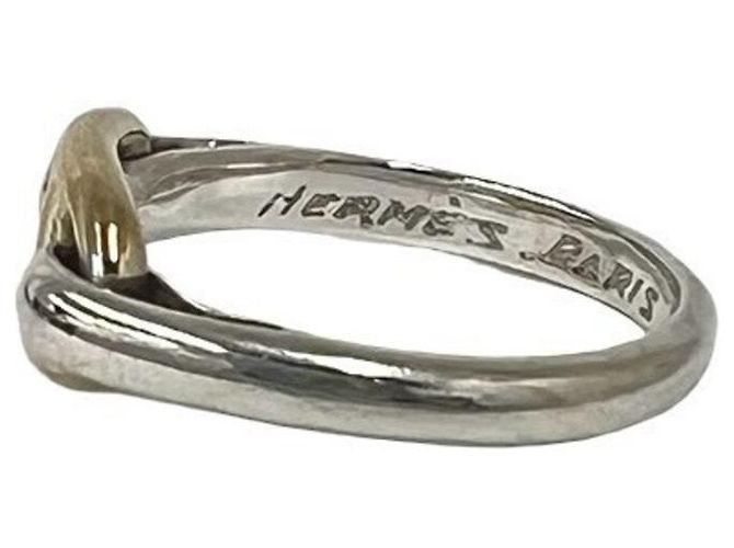 Ring Hermès Anello combinazione HERMES Vintage Chaine d'Ancre Argento D'oro - vista 4
