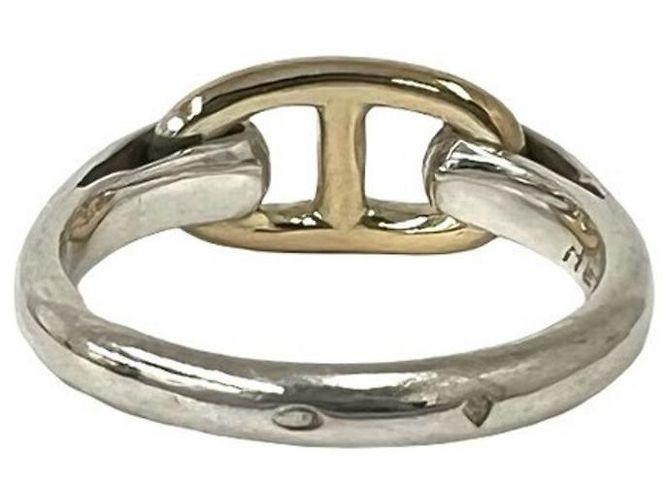 Ring Hermès Anello combinazione HERMES Vintage Chaine d'Ancre Argento D'oro - vista 6