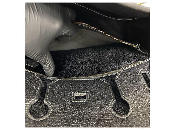 Hermès Hermes Haut à Courroies 32 Black Ardennes Leather Handtasche Schwarz - Ansicht 10