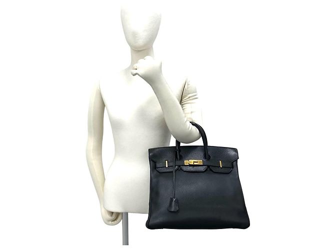 Hermès Hermes Haut à Courroies 32 Black Ardennes Leather Handtasche Schwarz - Ansicht 2