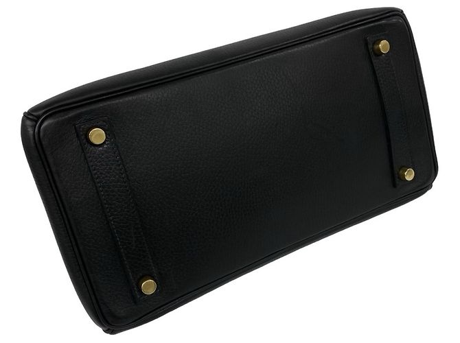 Hermès Hermes Haut à Courroies 32 Black Ardennes Leather Handtasche Schwarz - Ansicht 7