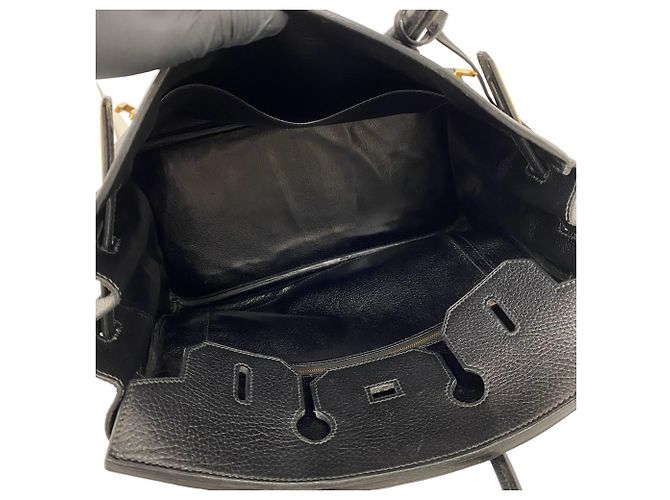 Hermès Hermes Haut à Courroies 32 Black Ardennes Leather Handtasche Schwarz - Ansicht 9