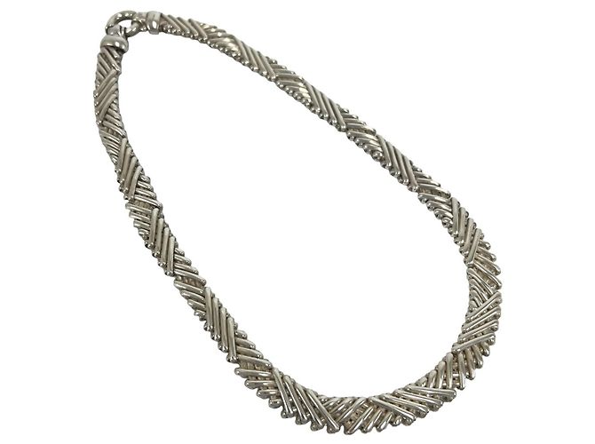 Autre Marque Collana intrecciata Tiffany Vintage Argento - vista 6