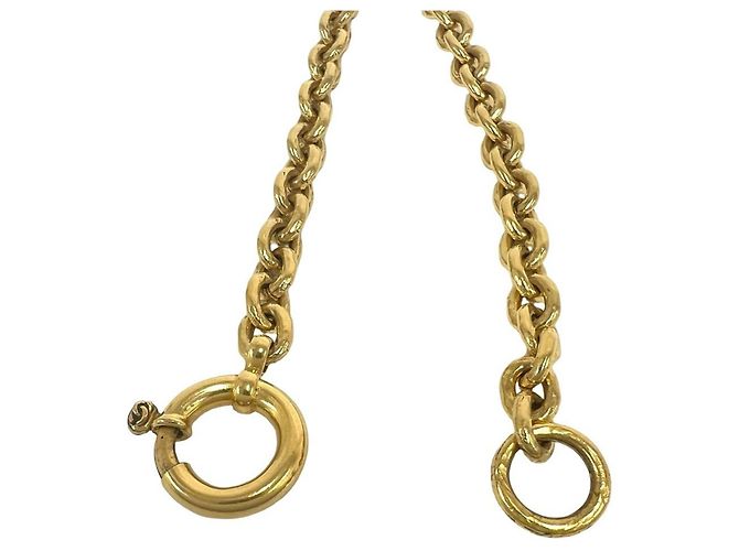 Chanel Vintage Triple Coco Motif Halskette Golden - Ansicht 5