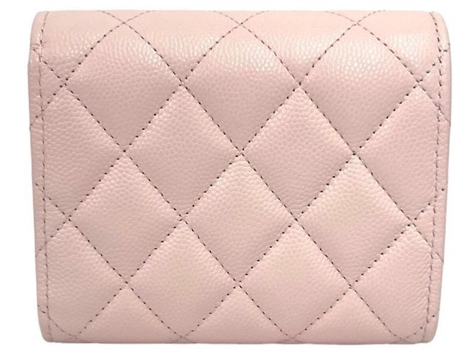 Chanel Pink Matelassé Tri-fold Geldbörse - Ansicht 2