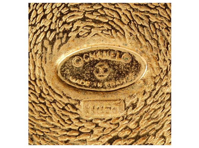 Chanel Cambon vergoldete Brosche - Ansicht 10