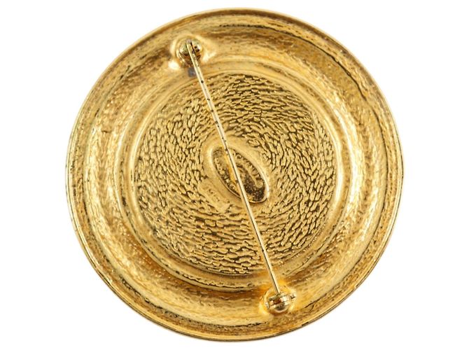 Chanel Cambon vergoldete Brosche - Ansicht 2