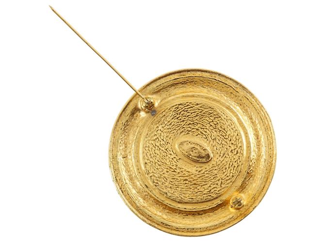 Chanel Cambon vergoldete Brosche - Ansicht 3