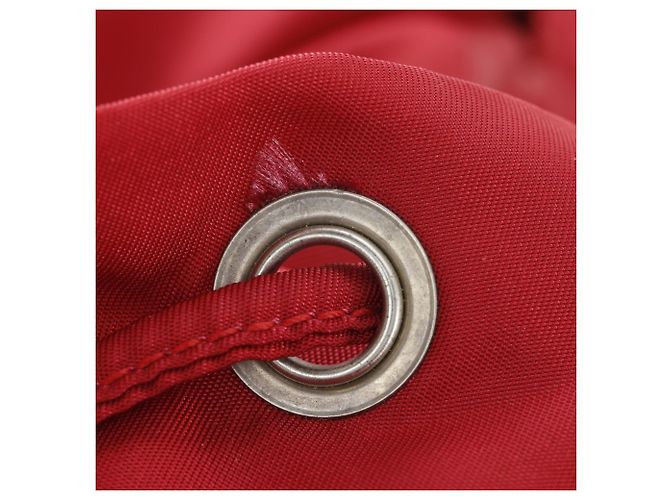 Zaino Prada in nylon rosso - vista 12