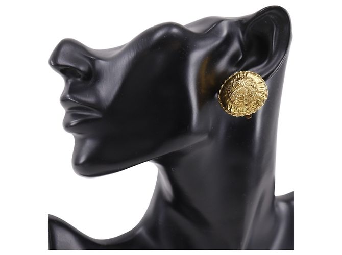 Orecchini a clip Chanel Vintage placcati oro - vista 2