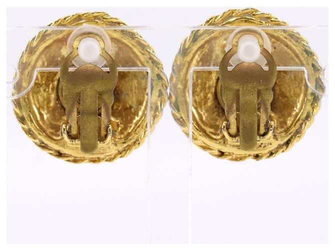 Orecchini a clip Chanel Vintage placcati oro - vista 3