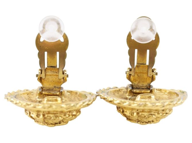 Orecchini a clip Chanel Vintage placcati oro - vista 5