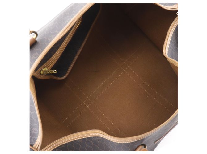 Borsa Boston Christian Dior in PVC marrone - vista 6