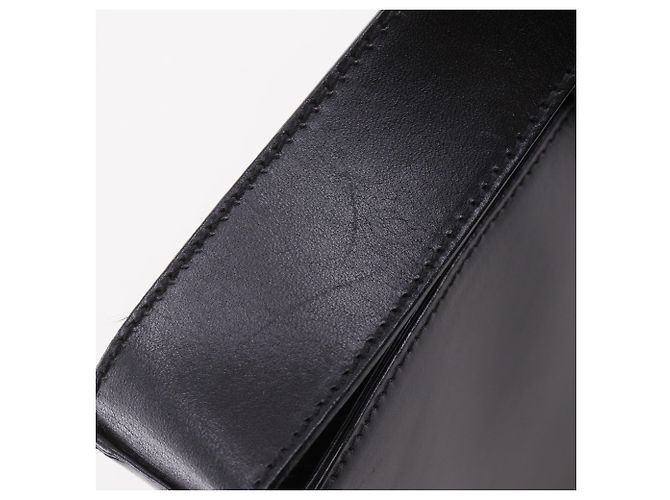 Borsa a tracolla Burberry in pelle di vitello nera Nero - vista 10