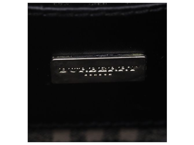 Borsa a tracolla Burberry in pelle di vitello nera Nero - vista 14