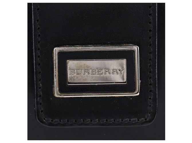 Borsa a tracolla Burberry in pelle di vitello nera Nero - vista 15