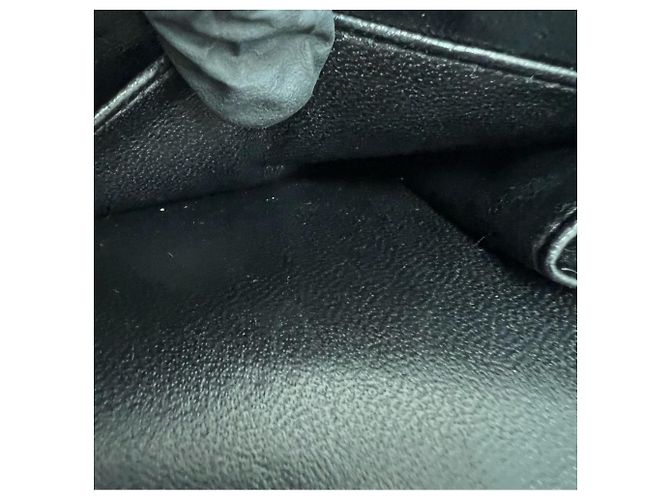Borsa a tracolla Chanel Matelassé Coco Mark Double Flap Nero - vista 10
