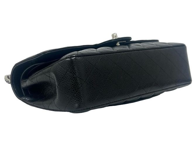 Borsa a tracolla Chanel Matelassé Coco Mark Double Flap Nero - vista 7