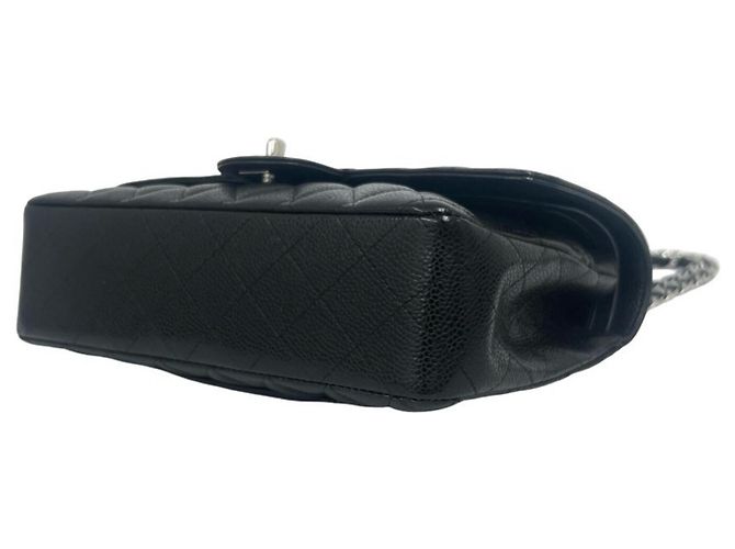 Borsa a tracolla Chanel Matelassé Coco Mark Double Flap Nero - vista 8