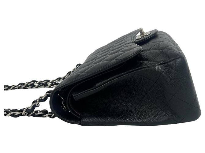 Borsa a tracolla CHANEL Matelassé Coco Mark Double Flap Nero - vista 5