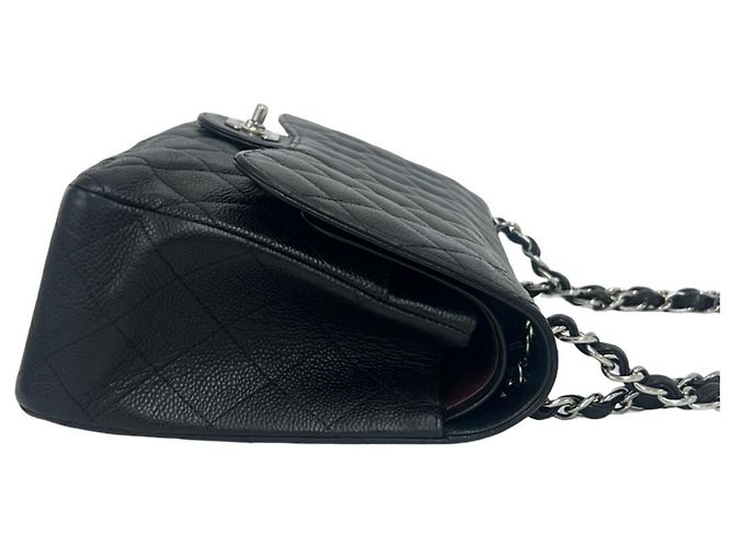 Borsa a tracolla CHANEL Matelassé Coco Mark Double Flap Nero - vista 6