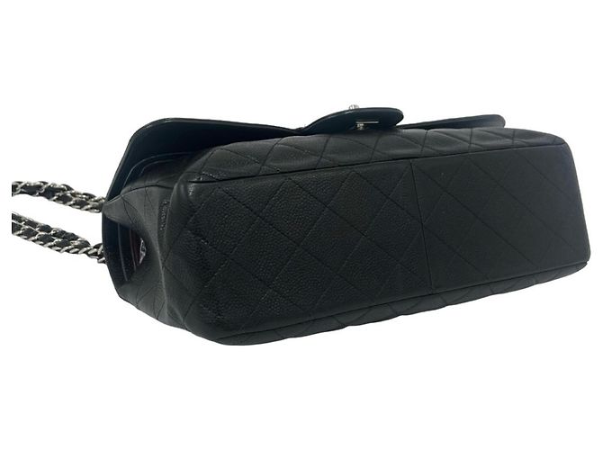 Borsa a tracolla CHANEL Matelassé Coco Mark Double Flap Nero - vista 7