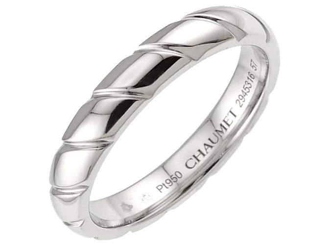 Chaumet Torsade Ring aus Platin - Ansicht 2