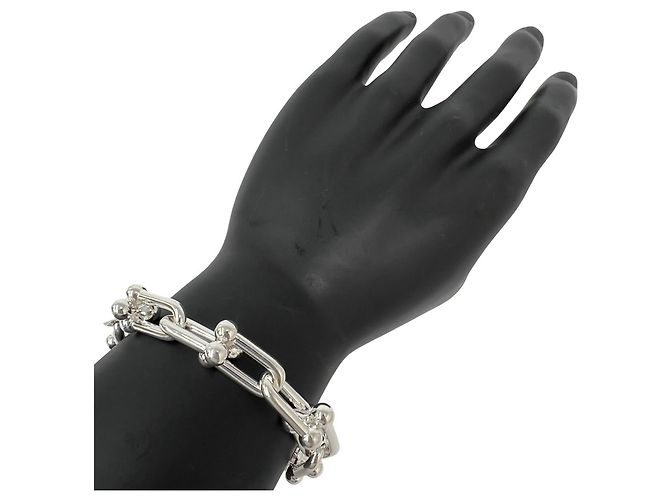 Autre Marque Bracciale con charm Tiffany & Co. HardWear in argento - vista 2