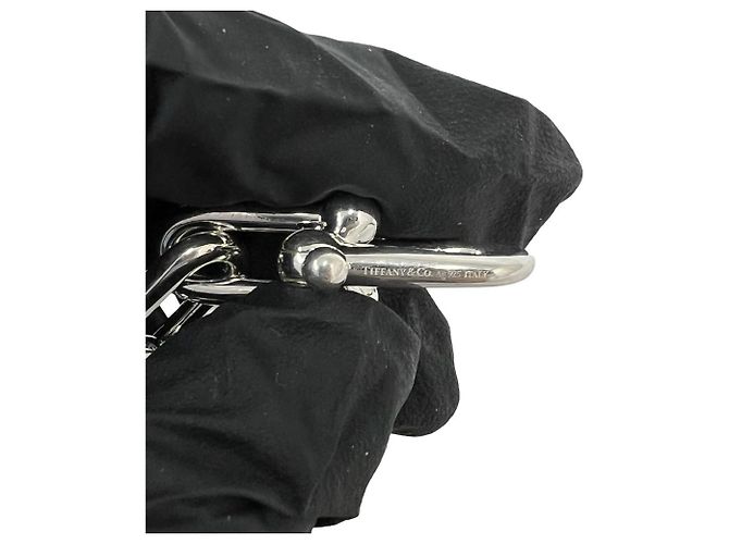 Autre Marque Bracciale con charm Tiffany & Co. HardWear in argento - vista 3