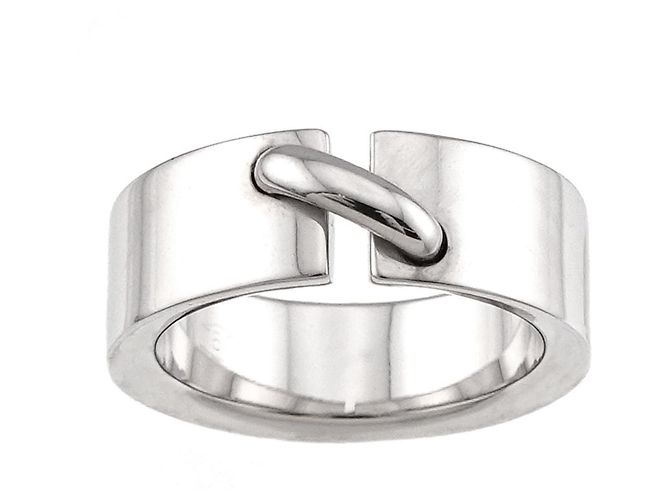 Chaumet Liens Bandring aus 18K Weißgold Golden - Ansicht 3