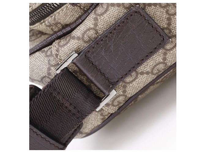 Borsa a tracolla Gucci Brown GG Supreme Marrone - vista 11