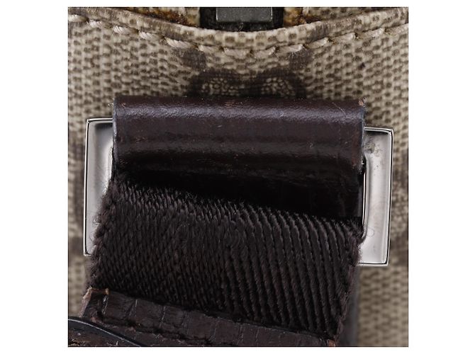 Borsa a tracolla Gucci Brown GG Supreme Marrone - vista 13