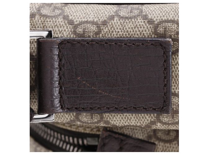 Borsa a tracolla Gucci Brown GG Supreme Marrone - vista 16