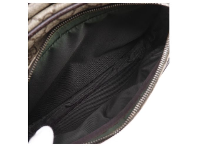 Borsa a tracolla Gucci Brown GG Supreme Marrone - vista 7
