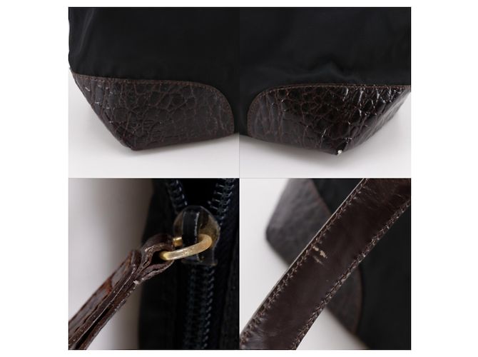 Prada Black Nylon Tote Bag - view 12