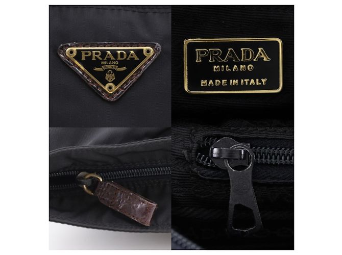 Prada Black Nylon Tote Bag - view 14