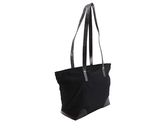 Prada Black Nylon Tote Bag - view 3