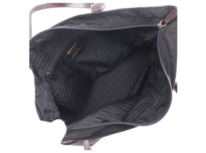 Prada Black Nylon Tote Bag - view 6