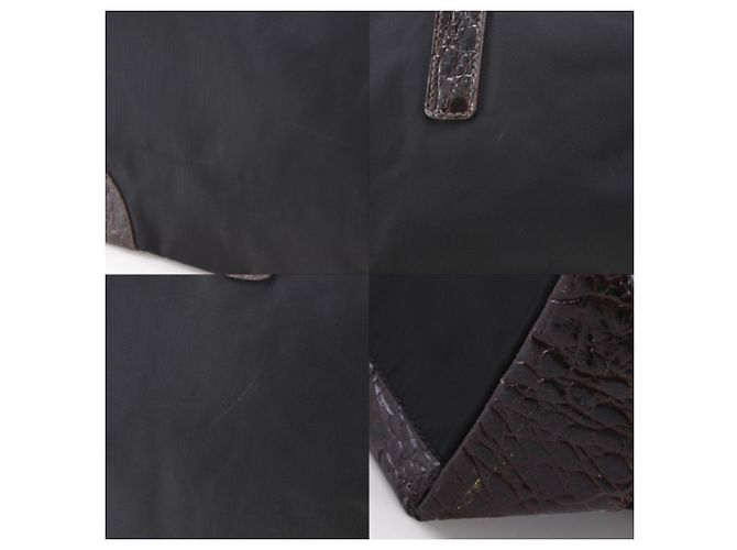 Prada Black Nylon Tote Bag - view 9