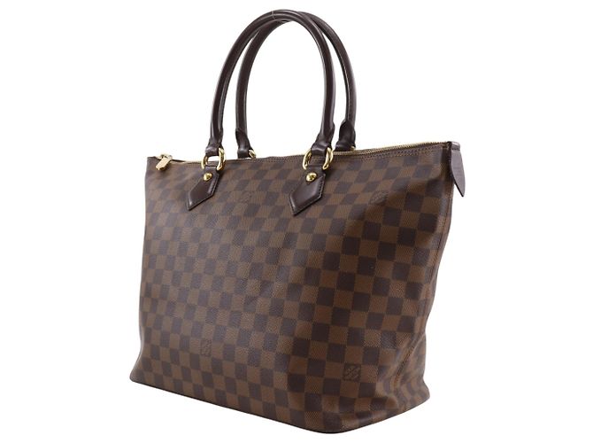 Bolso Tote Louis Vuitton Saleya MM Castaño - vista 2