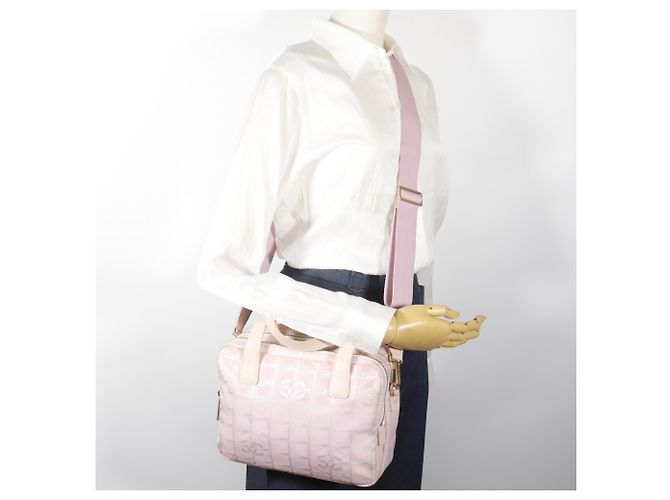 Borsa a spalla 2 vie Chanel - New Travel Line Rosa - vista 19