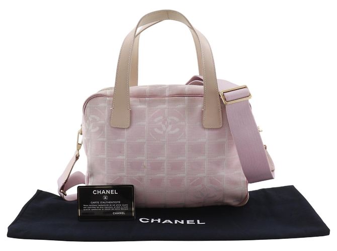 Borsa a spalla 2 vie Chanel - New Travel Line Rosa - vista 20