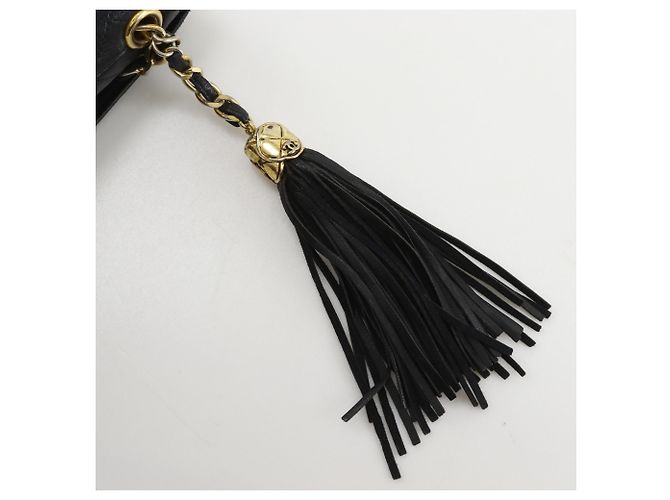 Bolsa de Ombro com Corrente Chanel Matelassé Preto - vista 14