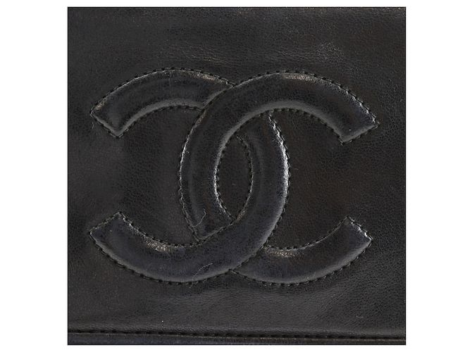 Bolsa de Ombro com Corrente Chanel Matelassé Preto - vista 17