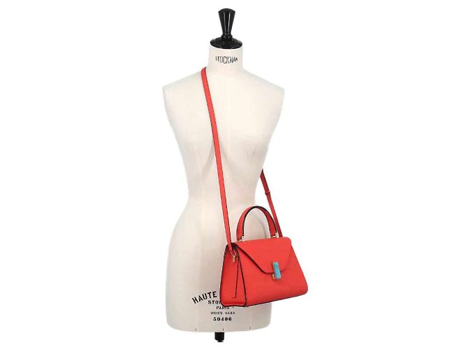 Bolsa 2 vias Valextra Mini Iside Vermelho - vista 11